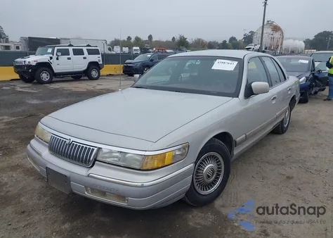 1992 Mercury Grand Marquis Gs из США, поврежденный, VIN 2MECM74W4NX608457